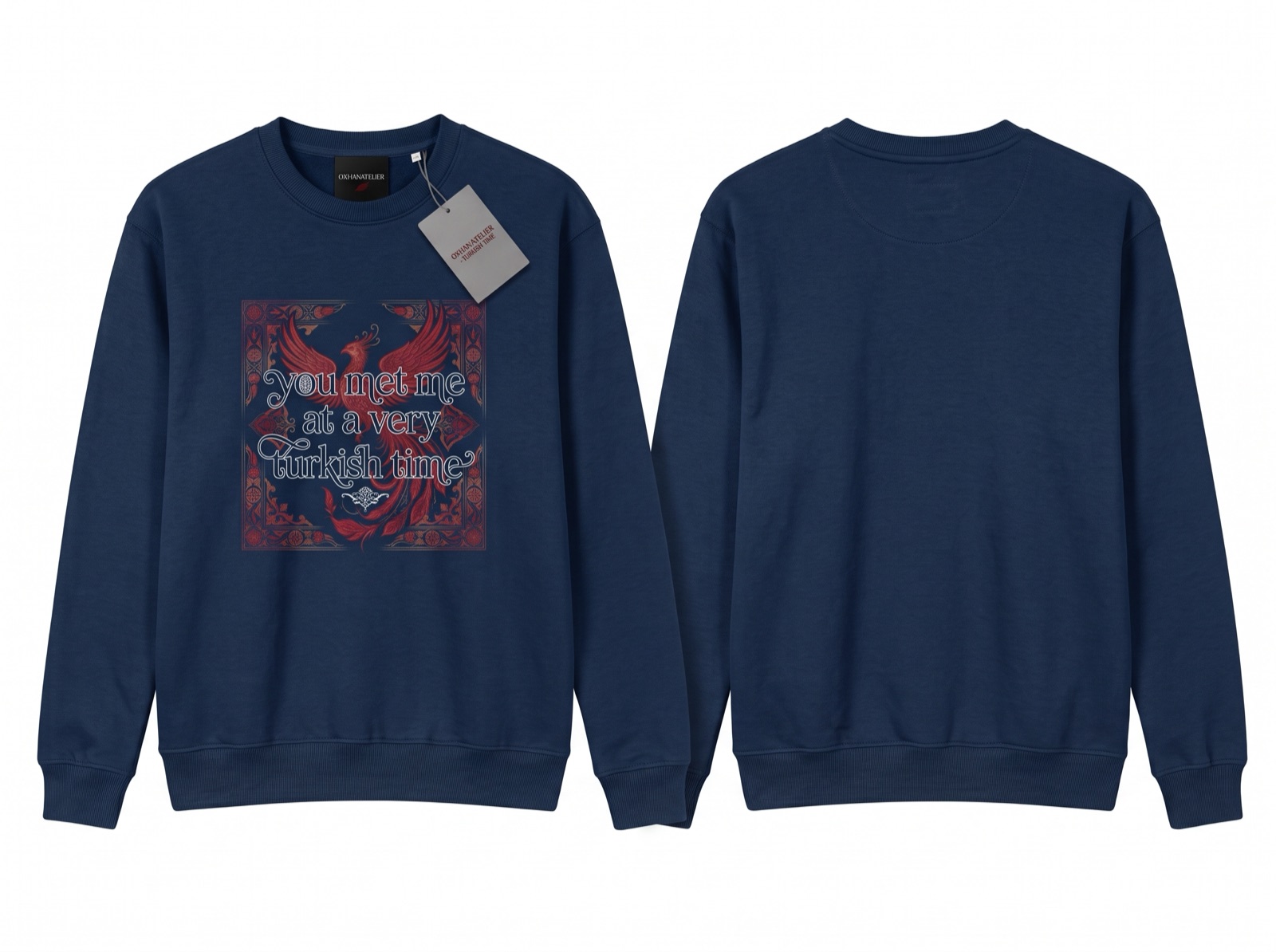Very Turkish Time Sweatshirt · Navy